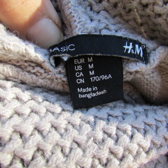 H&M Taupe Cowl Neck Sweater - Picture 2 of 6